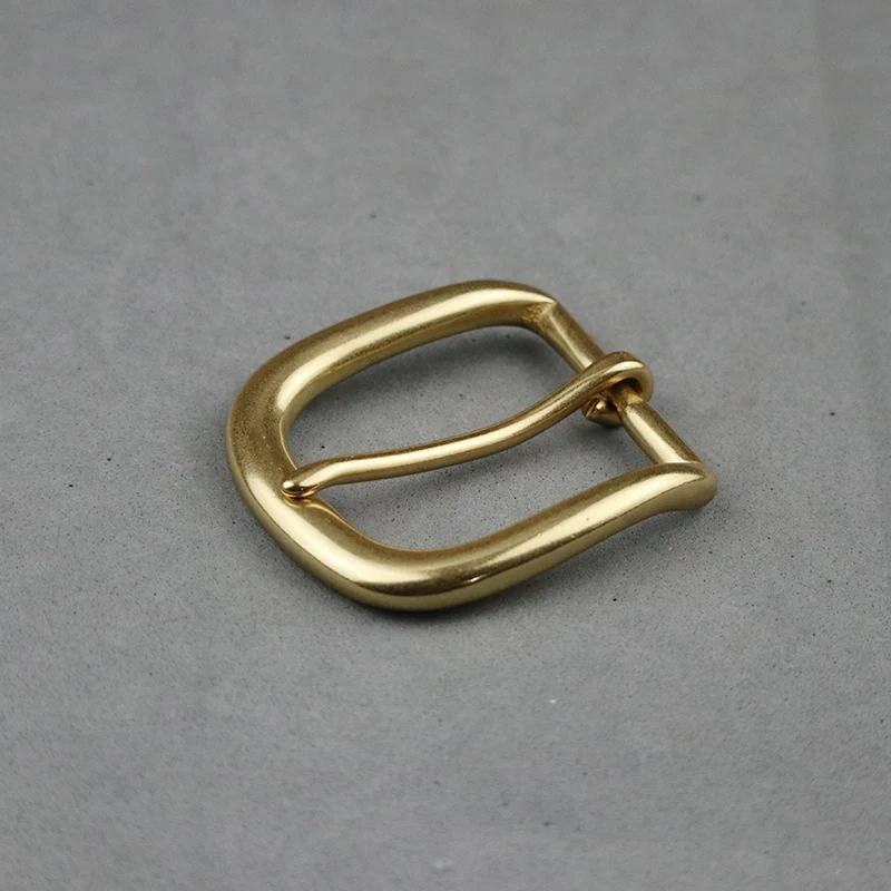 DIY кожевенное ремесло фурнитура 1 1/2 ''(38 мм) Бор твердая латунная пряжка ремня