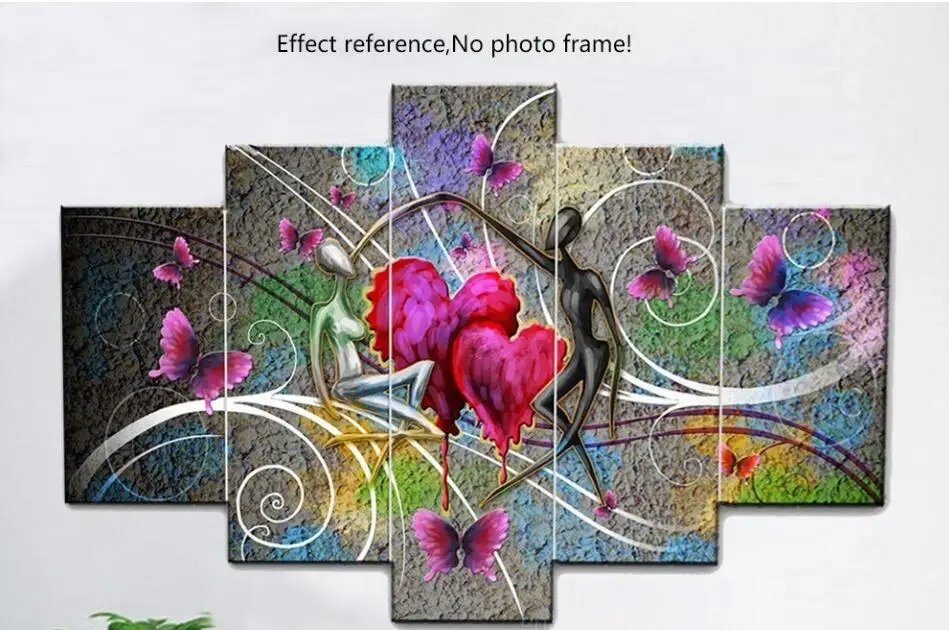 

5D DIY Stitching Diamond Painting Living Room Bright Flowers Bedroom Cross Embroidery Brick Sticker Painting Without Frame
