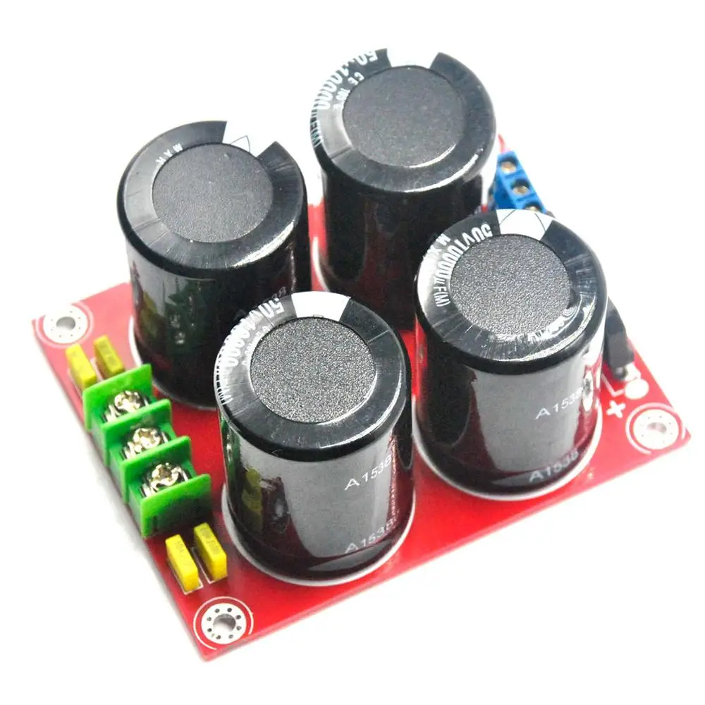 One Pair (2pcs) 4x10000uF Capacitor Rectifier Power Supply Amplifier Board LM3886 TDA7293 TDA7294 One Pair (2pcs) 4x10000uF Capacitor Rectifier Power Supply Amplifier Board LM3886 TDA7293 TDA7294