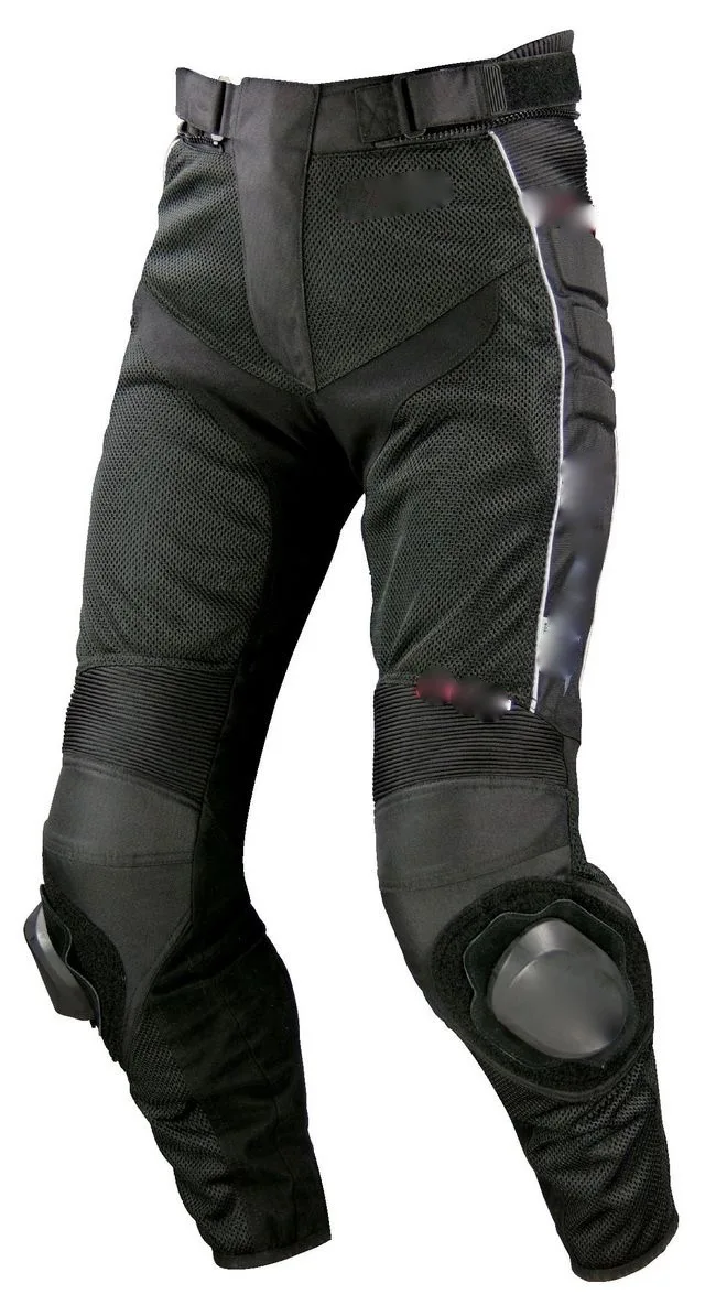 

Men's Motorcycle Riding Air Flow Mesh protective pants with knee slider