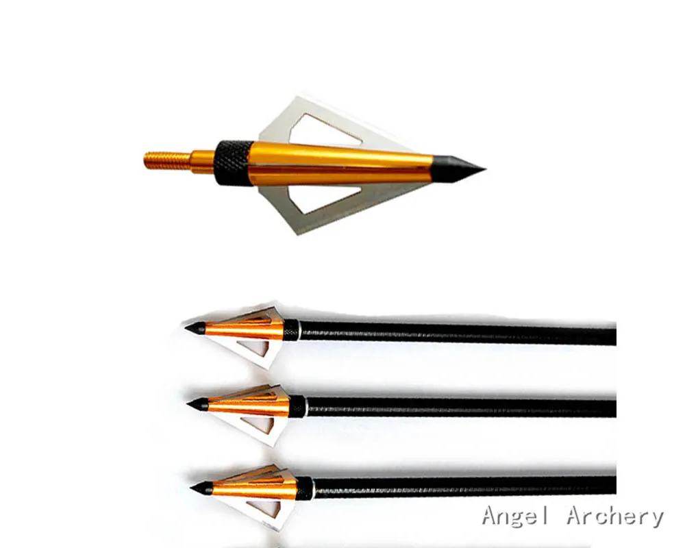 Наконечники для стрел grain broadheads 12 шт. 100 наконечников наконечники стрелок охоты