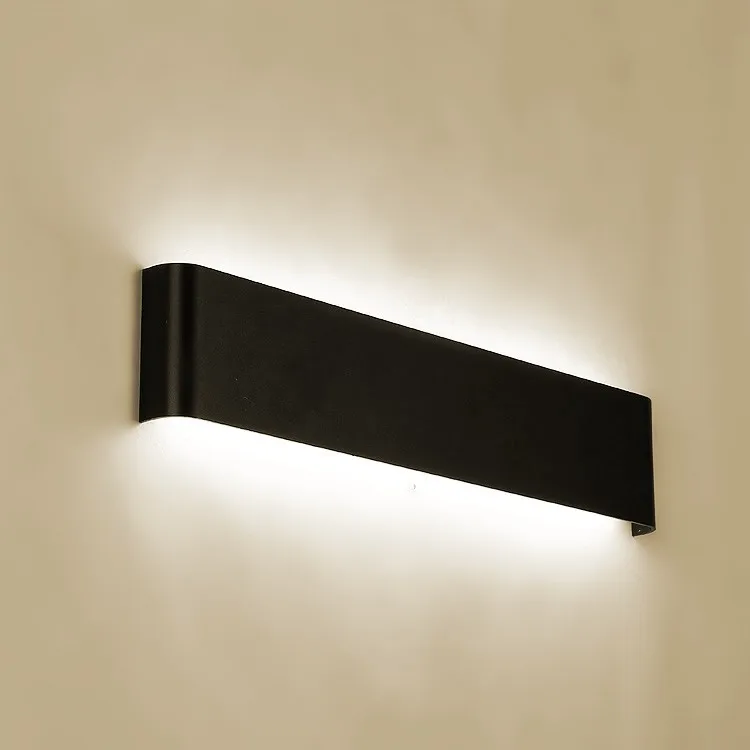 Ժամանակակից մինիմալիստական ​​LED ալյումինե լամպի անկողնային ճրագ պատի լամպի սենյակ լոգարանի հայելային լույսը ուղղակի ստեղծագործական միջանցք