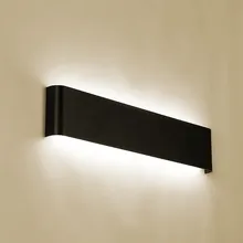 Lámpara LED de aluminio minimalista moderna lámpara de noche lámpara de pared lámpara de habitación luz para espejo de baño pasillo creativo directo