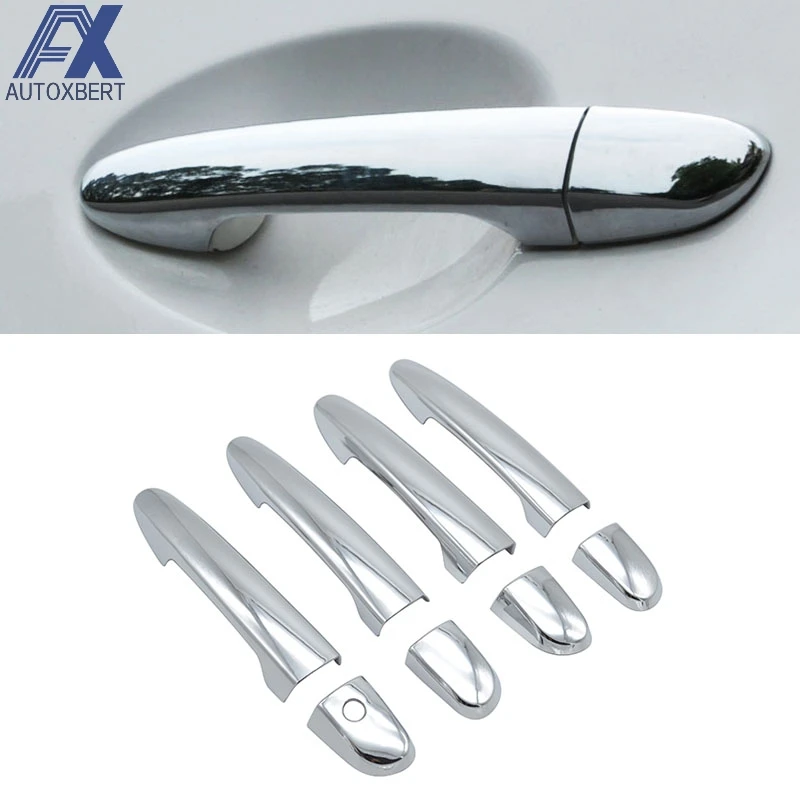 

AX Chrome Side Door Handle Cover For Mazda 2 3 6 Cx-5 2012 - 2014 2015 2016 2017 Catch Trim Overlay Molding Garnish M2 M3 M6 Cx5