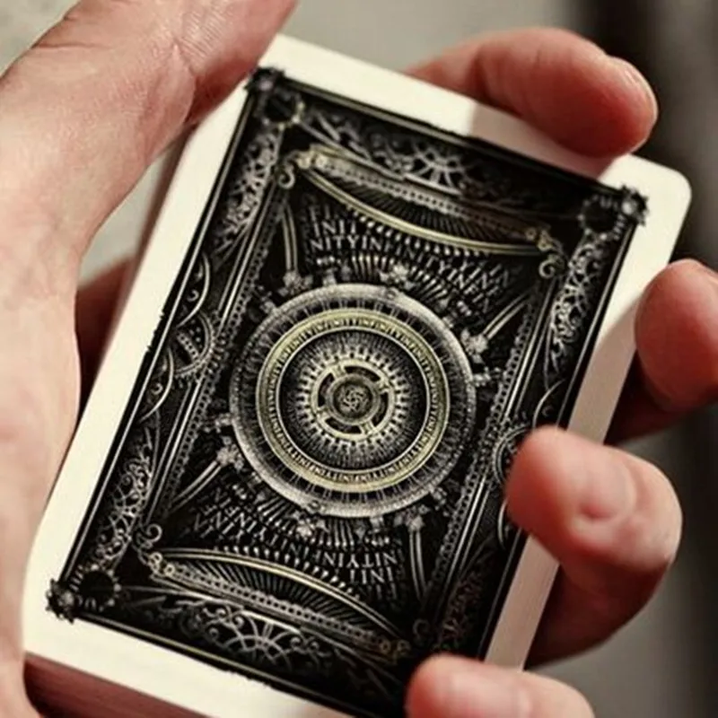 Волшебная Игра В Покер серии Infinity Ellusionist колода Волшебные реквизиты Черный Новый