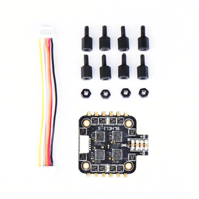 

4 in 1 15A 2-4S Blheli_S Dshot600 Brushless ESC for RC Drone FPV Racing 20x20mm