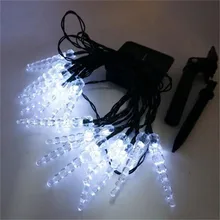 3 м Солнечная сосулька гирлянды 20 светодиодный Рождественская вечеринка фестиваль украшения солнечной энергии сказочные огни