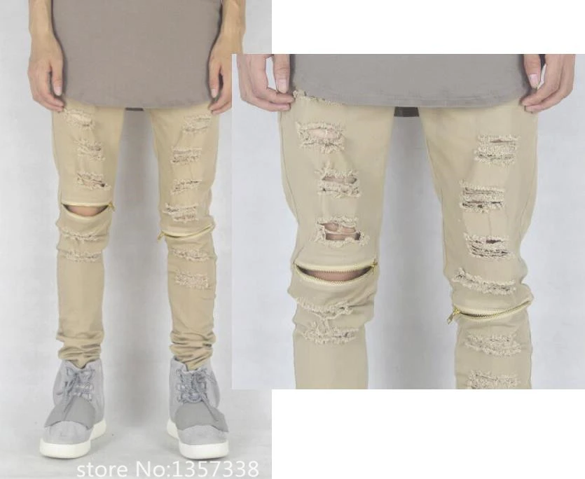 mens sand coloured jeans