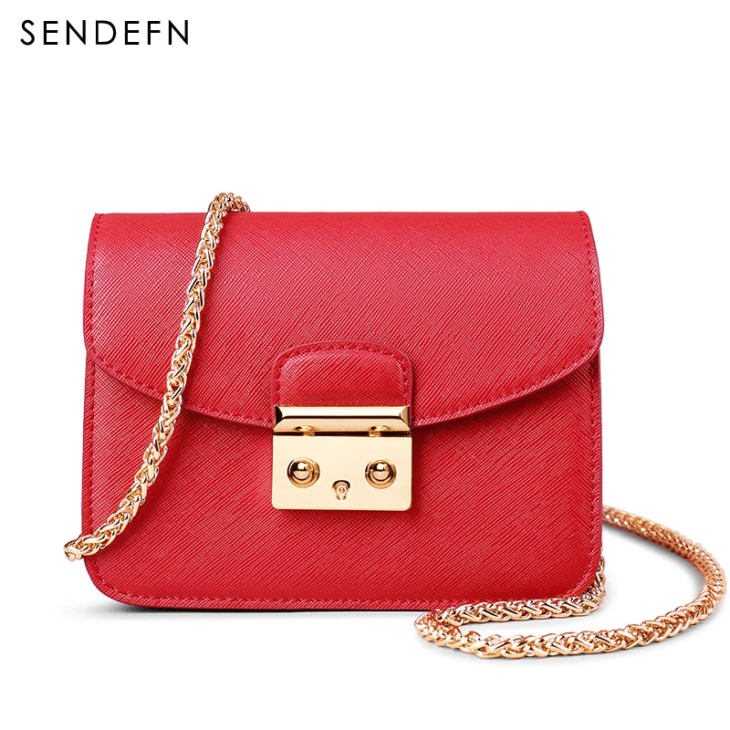 Aliexpress.com : Buy SENDEFN Quality Leather Women Messenger Bags ...