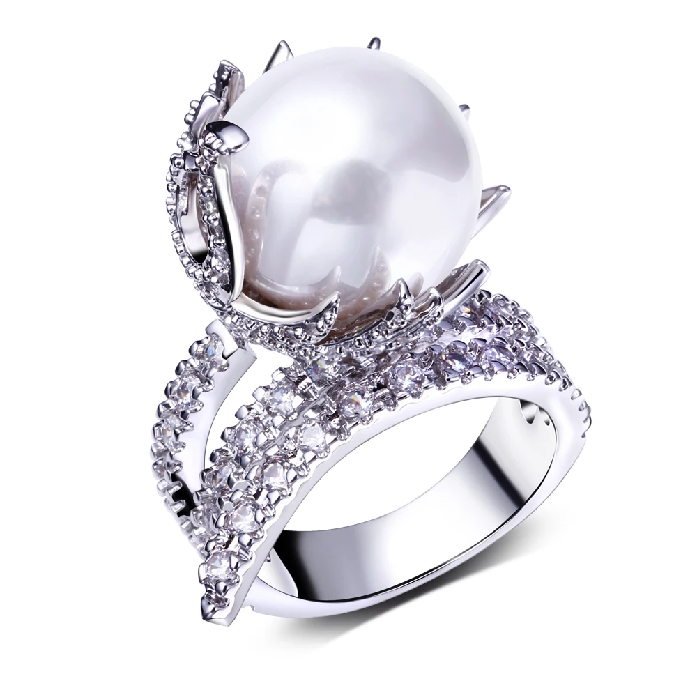 Buy Cute Fine Elegant Jewelry Simulated Pearl Finger