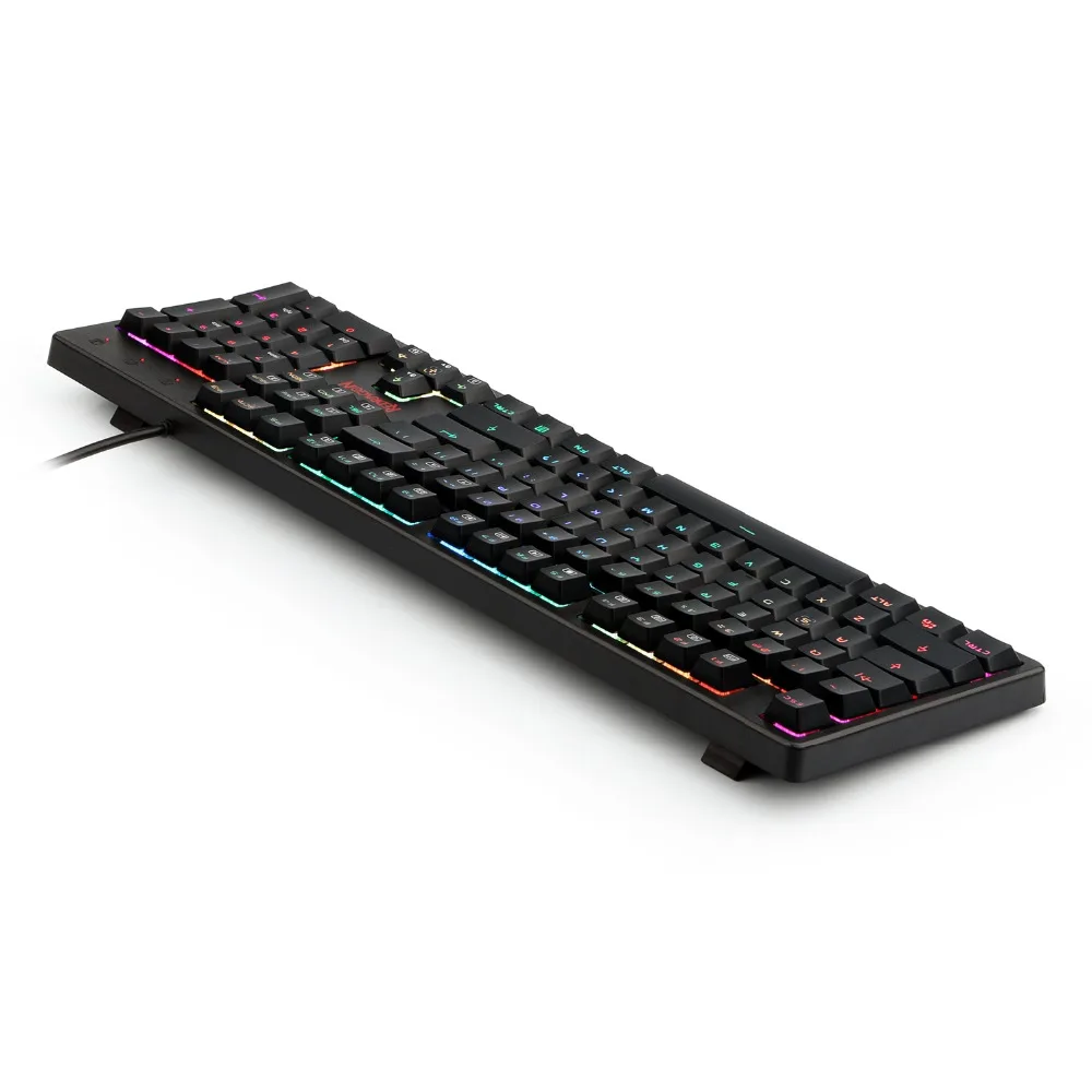  Redragon K578 New Mechanical Gaming Keyboard Brown Switches RGB Backlit Ergonomic 104 keys Full Siz