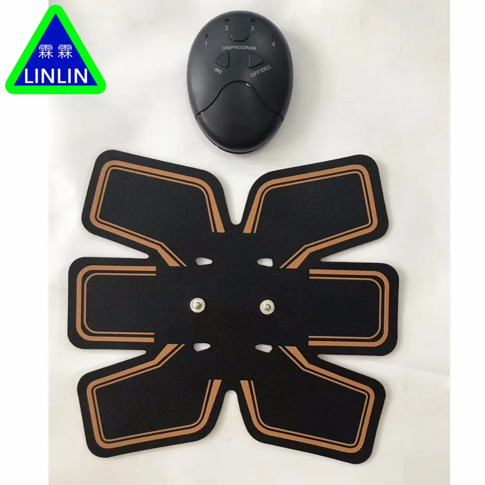 LINLIN Smart Electric Pulse Treatment Massager Abdominal Muscles Trainer Wireless Sports Back Pain Relief Exercise Fitness