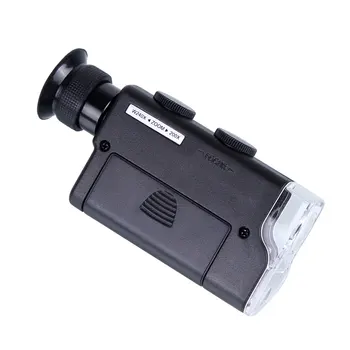 

Mini Portable Microscope Pocket 200X~240X Handheld LED Lamp Light Loupe Zoom Magnifier Magnifying Glass Pocket Lens