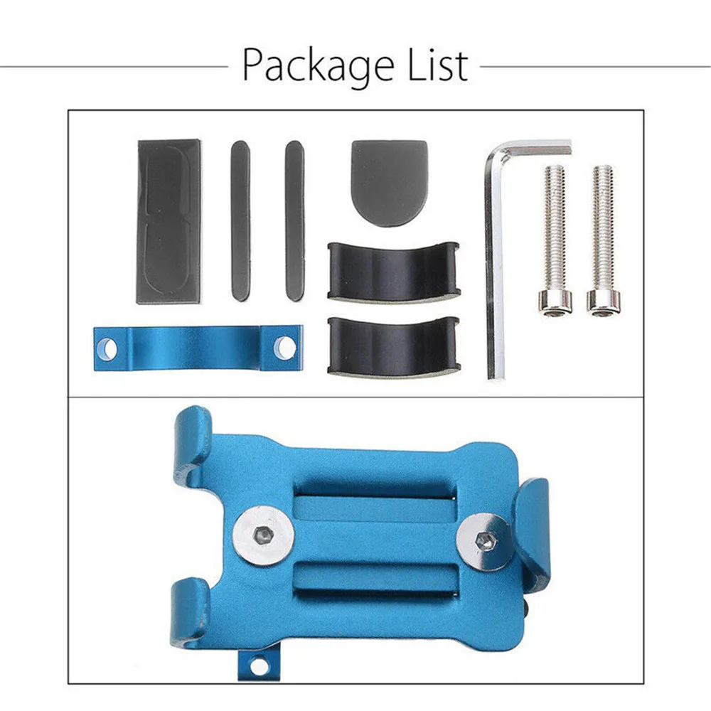 Портативный алюминиевый держатель для мотоцикла, велосипеда, сотового телефона, крепление на руль, gps, универсальный нескользящий держатель для велосипеда, поддержка мобильного телефона