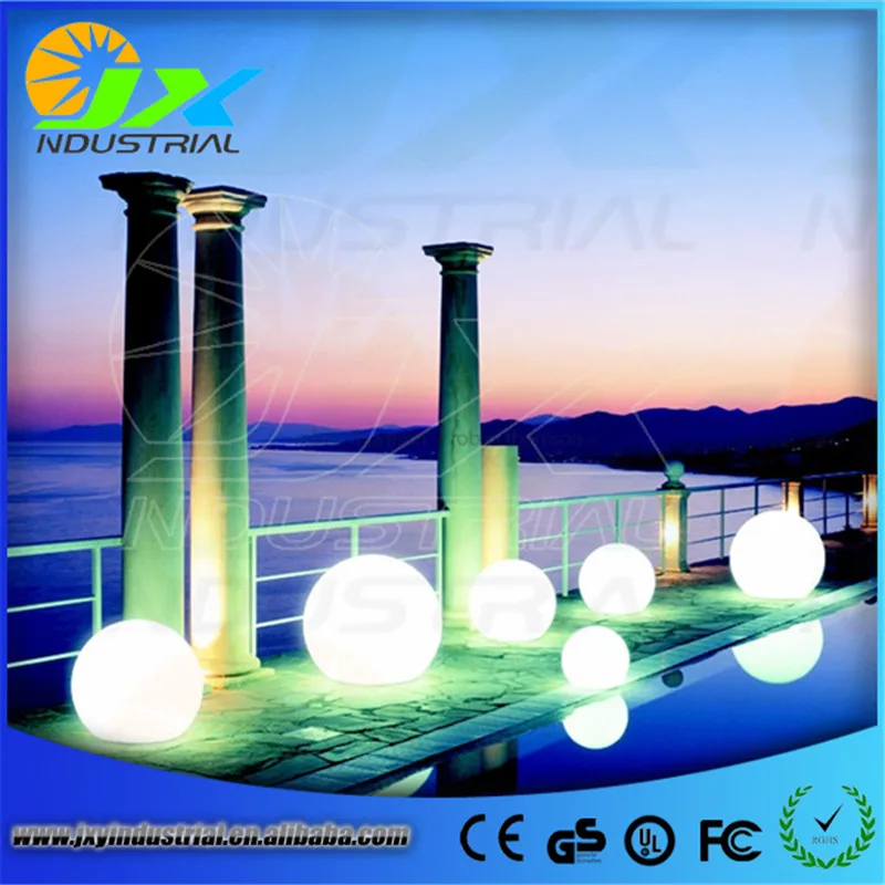 

D30CM LED Light Spheres 24Key Remote Control 16 Color-changing Outdoor Swimming Pool Floating Flashing Balls Free Shipping