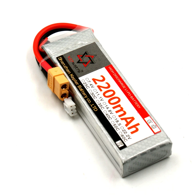 2 s 7,4 v Lipo батарея 2200 mAh 35c литий-полимерный аккумулятор для RC для автомобиля, самолета лодки Вертолет грузовик-цистерна