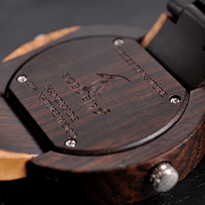 Несколько часовых поясов BOBO BIRD мужские деревянные часы женские модные стильный деревянный наручные часы relogio masculino L-R10
