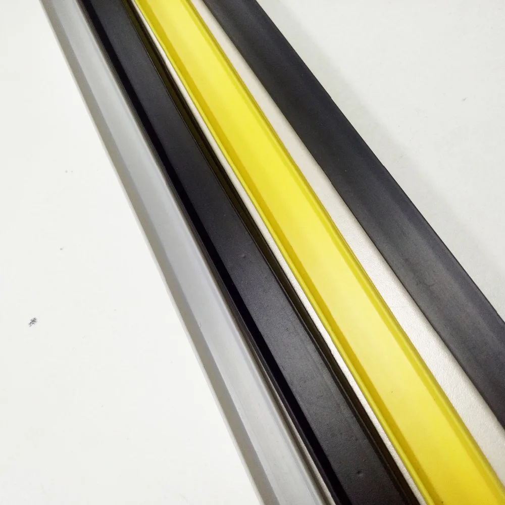 

Standard T-Slot Cover strip Black/Grey/Yellow u-shaped plastic edge trim strip 6mm/8mm/10mm slotted aluminum Extrusion profile