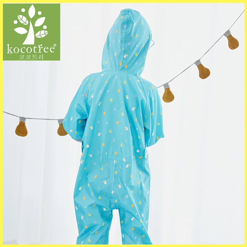 Childrens Girls Boys Summer Cotton Onezee All In One Hooded Jumpsuit 1-6 Years