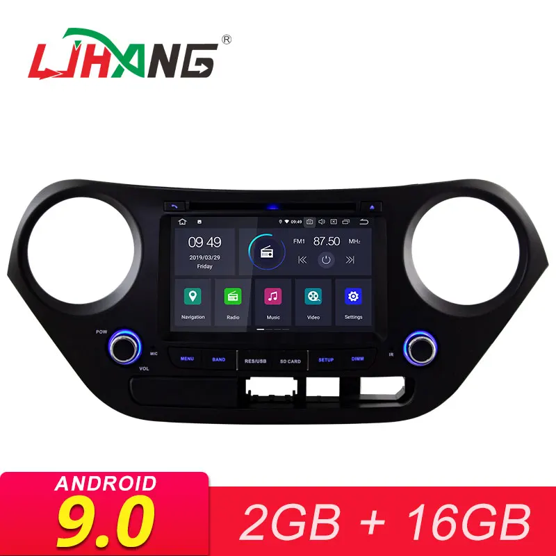 

LJHANG Android 9.0 Car DVD Player For HYUNDAI i10 2013 2014 2015 2016 2 Din Multimedia Car Radio GPS Bluetooth Wifi Stereo USB