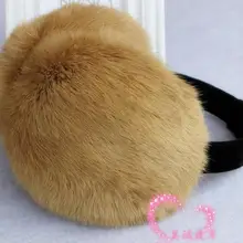 Меховые наушники теплые зимние уши протектор Плюшевые Уши покрытие кроличий мех милый