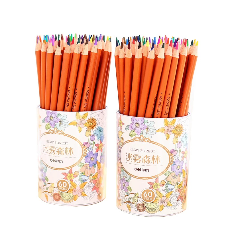 

60 Colors/set Safe Non-toxic Drawing Design Colored Pencils Secret Garden Colore Pencils School Art Supplies Lapis de Cor School