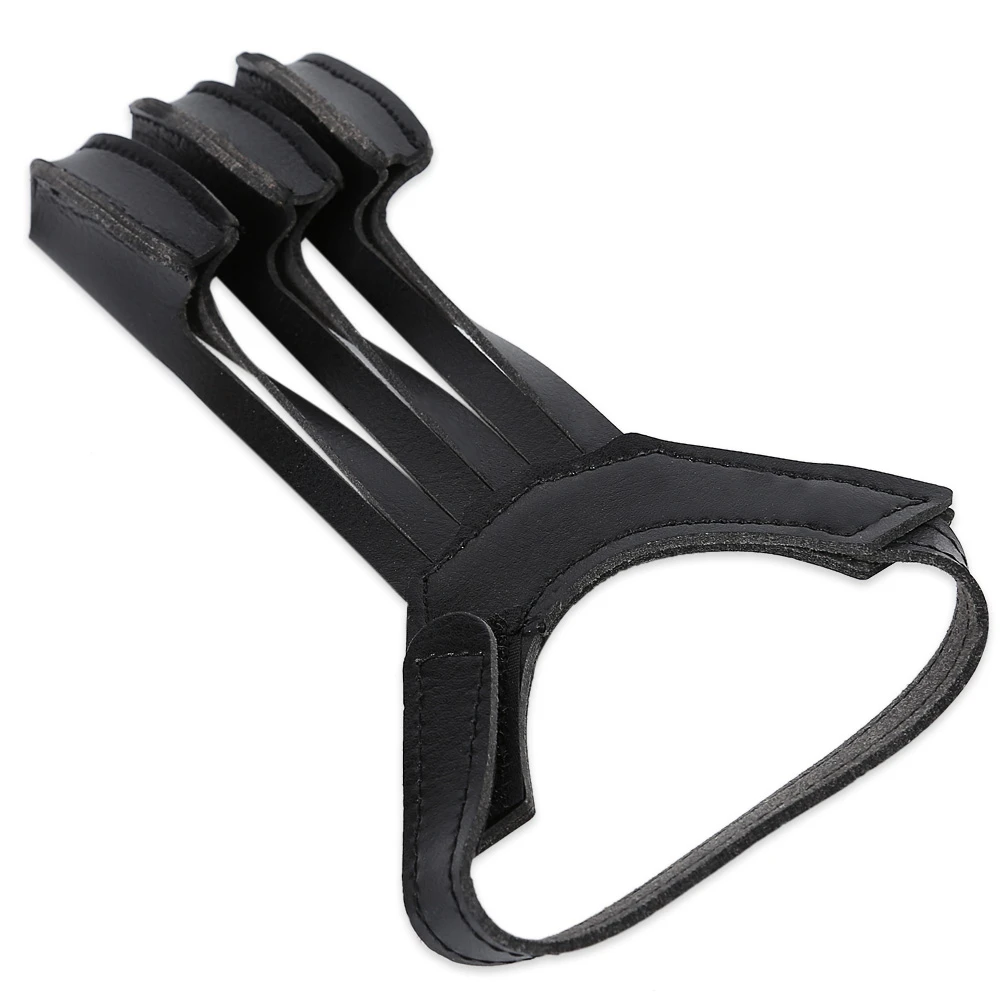Archery three Finger Guard Protector Protective Glove with Cow Leather