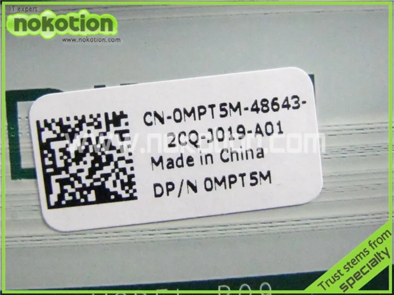 

NOKOTION CN-0MPT5M MPT5M 0MPT5M For Dell inspiron 17R 7720 laptop motherboard 3D Version DA0R09MB6H1 REV H GT650M DDR3
