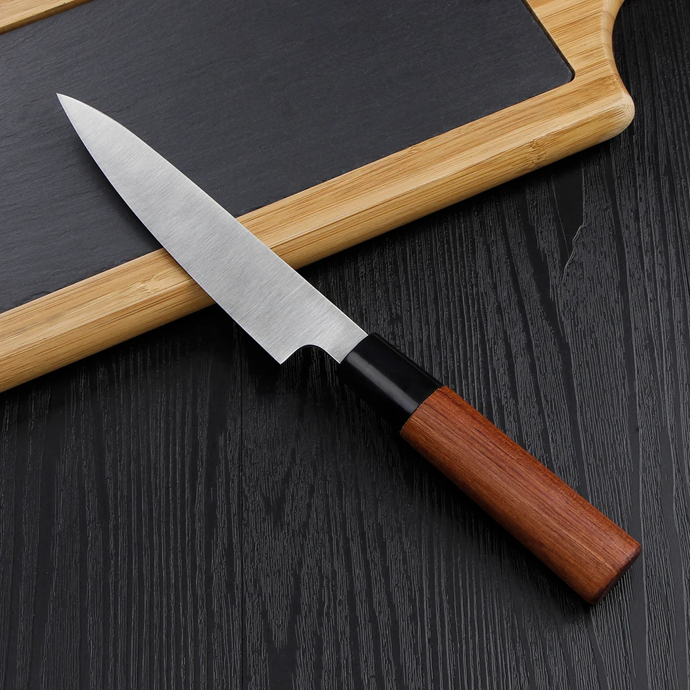 BIGSUNNY Sashimi суши нож Деба, немецкая Нержавеющая Сталь Pro Нож для нарезки, " Yanagiba/7" Deba/", ручка из розового дерева