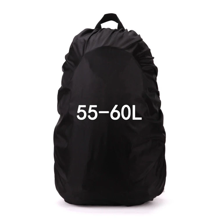 40л 60л 70Л 80л Военная уличная тактическая сумка рюкзак Крышка Водонепроницаемый Сверхлегкий походный рюкзак Спортивная Сумка дождевик - Цвет: Black 55-60L