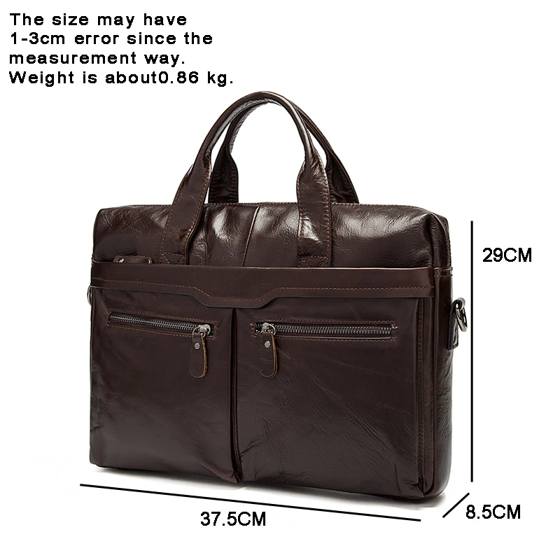 Norbinus мужской портфель из натуральной кожи, кожаная сумка для ноутбука, деловой портфель, сумка-мессенджер на плечо, Офисная сумка, сумка для компьютера