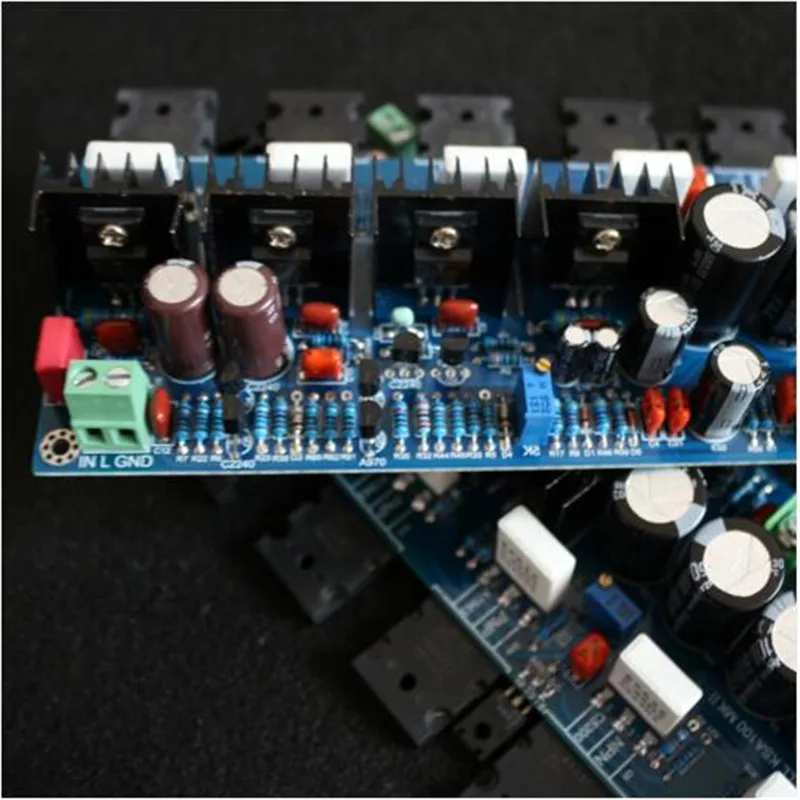 Ссылка на схему KSA100 MKII 300 Вт * 2 1943 5200 / NJW0281 0302 зеркальная симметричная конструкция