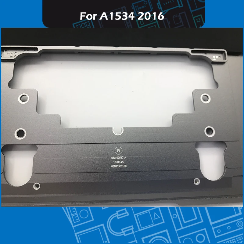 Упор для рук Space Grey 613 02547 A A1534 Topcase подставка 12 дюймов с английской клавиатурой 2016