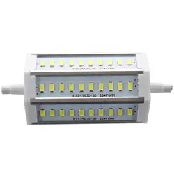 R7S 12 Вт затемнения 118 мм 30 SMD LED лампа белого галогенная лампа, прожектор 1200LM