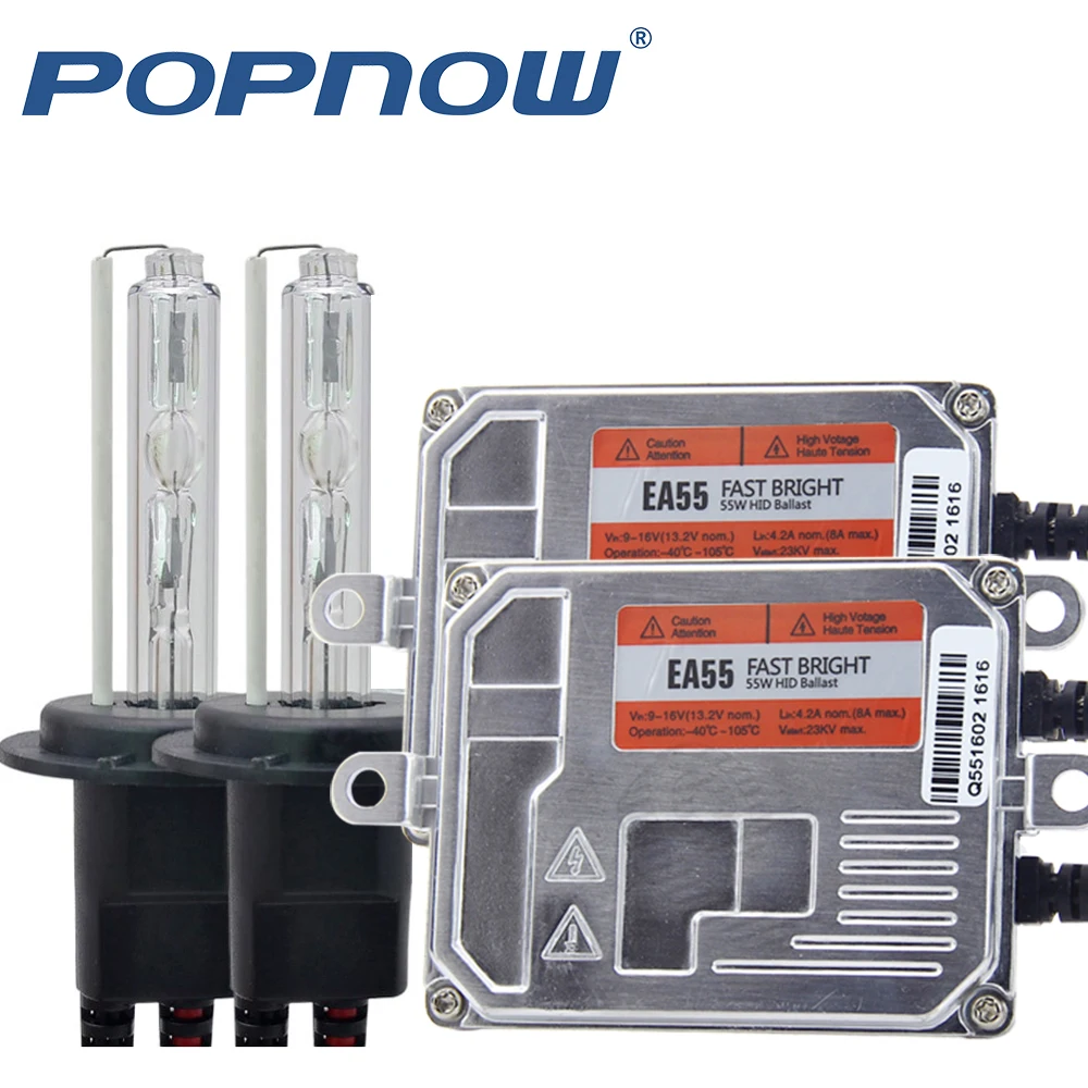 

Fast bright AC 55W Xenon H7 HID Kit H4 H1 H11 H8 HB3 HB4 D2S xenon hid ballast Car Light Headlight 4300K 5000K 6000K 8000K