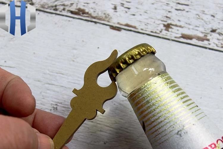 Латунный делая факел Стайлинг EDC открывалка для бутылок брелок можно повесить