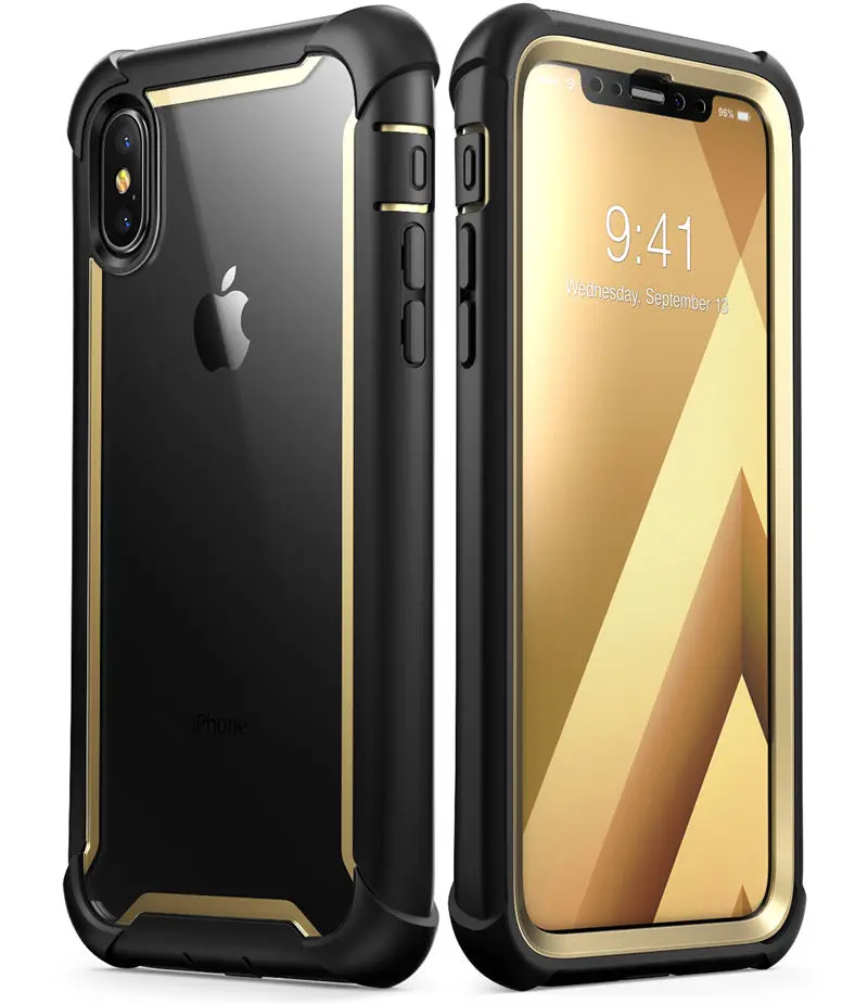 Чехол для iphone Xs Max, 6,5 дюймов,, Серия i-Blason Ares, полный корпус, прочный, прозрачный, бампер, чехол со встроенной защитной пленкой