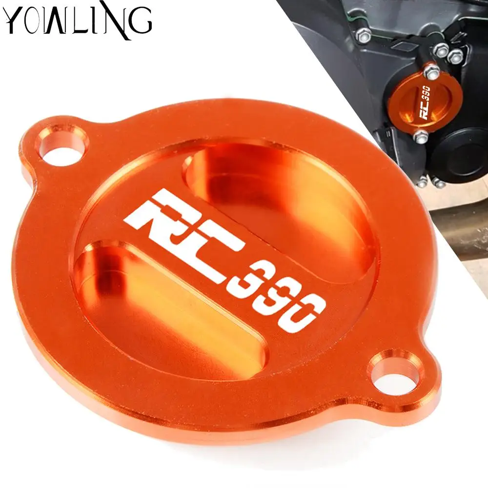 Motorcycle Oil Fuel Filter Racing Engine Tank Cap Cover For RC390 RC 390 2014 2015 2016 2017 2018 | Автомобили и мотоциклы