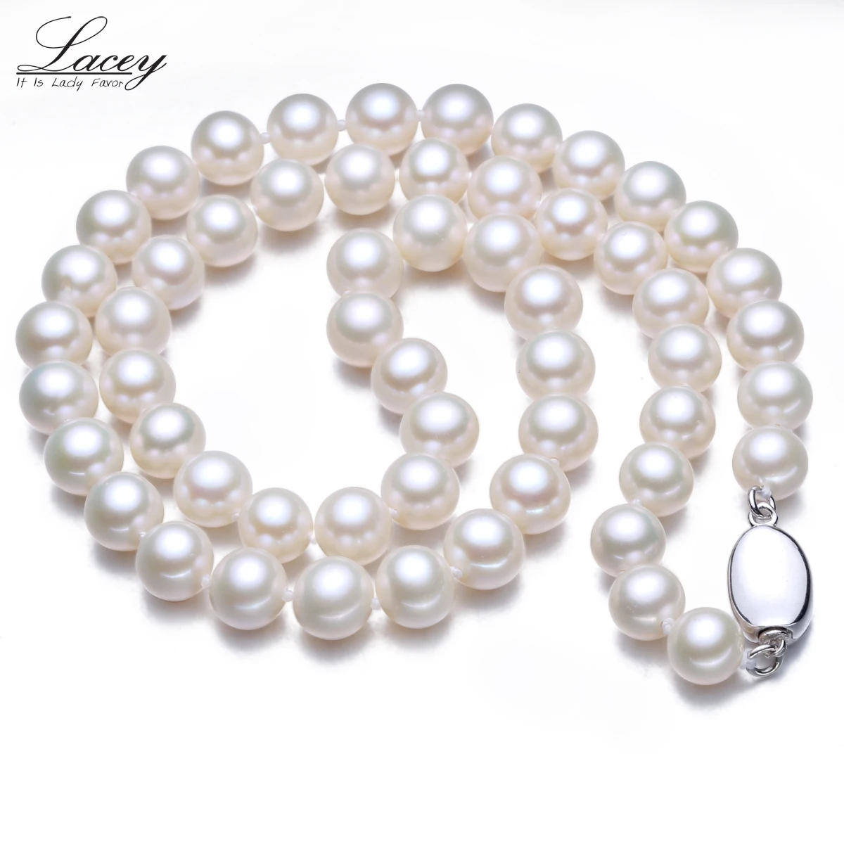 

Prefact round freshwater pearl necklace,wedding pearl necklace for women,natural white pearl necklace grade AAA fine gift