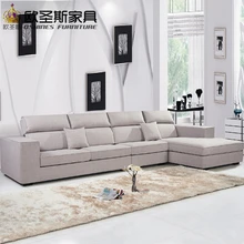 fair cheap low price 2017 modern living room furniture new design l shaped sectional suede velvet fabric corner sofa set X286-1