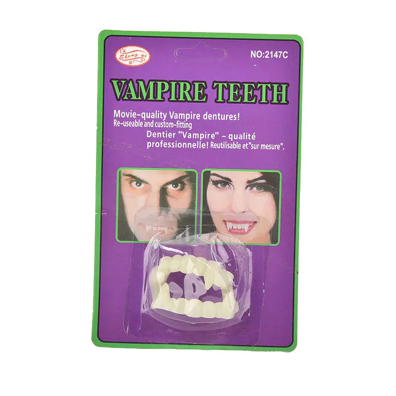 Buy Vampire Fake Teeth For Halloween Party Glow In The