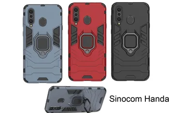 

For Samsung Galaxy A8S Case a8s Iron Man Magnetic Ring Stand Capa Armor PC Silicone Cover For Samsung Galaxy A8S