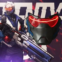 Маска для игры OW, Костюм Солдата 76, маска с светильник, куртка на шлем, костюм, вечерние маски на Хэллоуин, ПВХ, маска для взрослых мужчин