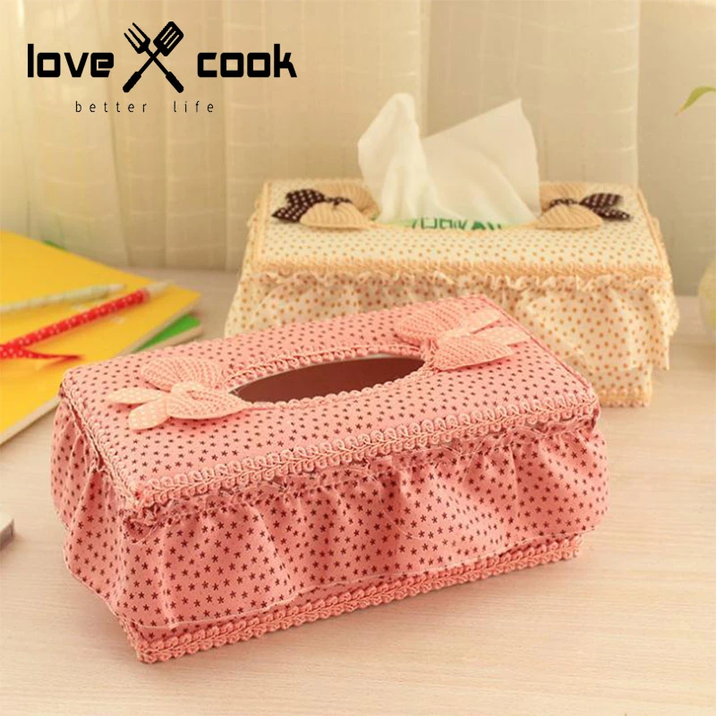 Foldable and reversible tissue cover in block printfabric box coverinterior decorationsmall gift