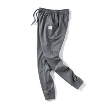 Новые длинные штаны для фитнеса мужские повседневные серые черные спортивные брюки, мешковатые брюки для бега Модные приталенные штаны повседневные штаны M-4XL