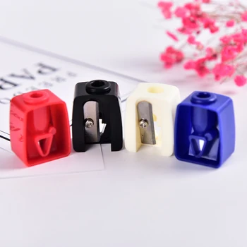 

5Pcs Pencil Sharpener Eyebrow Pencil ShaverEye Liner Lip Liner SharpenerPortable Cosmetic Pen one Hole Shaver Tools Color:Random