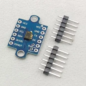 

GY-53 VL53L0X Laser ToF Flight Time Distance Sensor Module Serial Port PWM output.