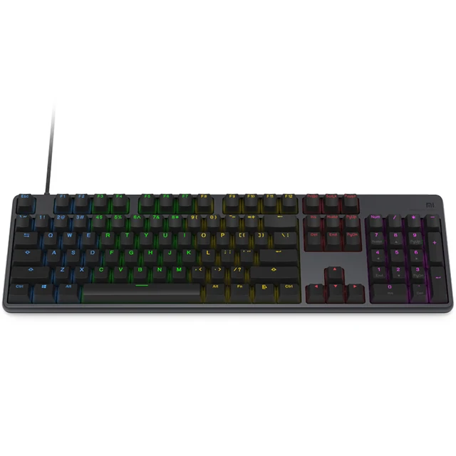 Cheap Original Xiaomi RGB Backlight 104Keys Mechanical Gaming Keyboard Aluminum Alloy USB Wired Keyboard Gaming Keyboard Cheap Original Xiaomi RGB Backlight 104Keys Mechanical Gaming Keyboard Aluminum Alloy USB Wired Keyboard Gaming Keyboard