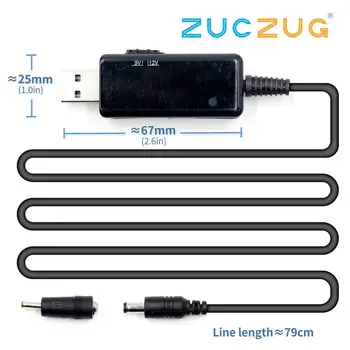 

USB Boost Line Mobile Power Rechargeable 9V 12V Power Supply Wireless Router Purifier Light Cat Emergency 40% off