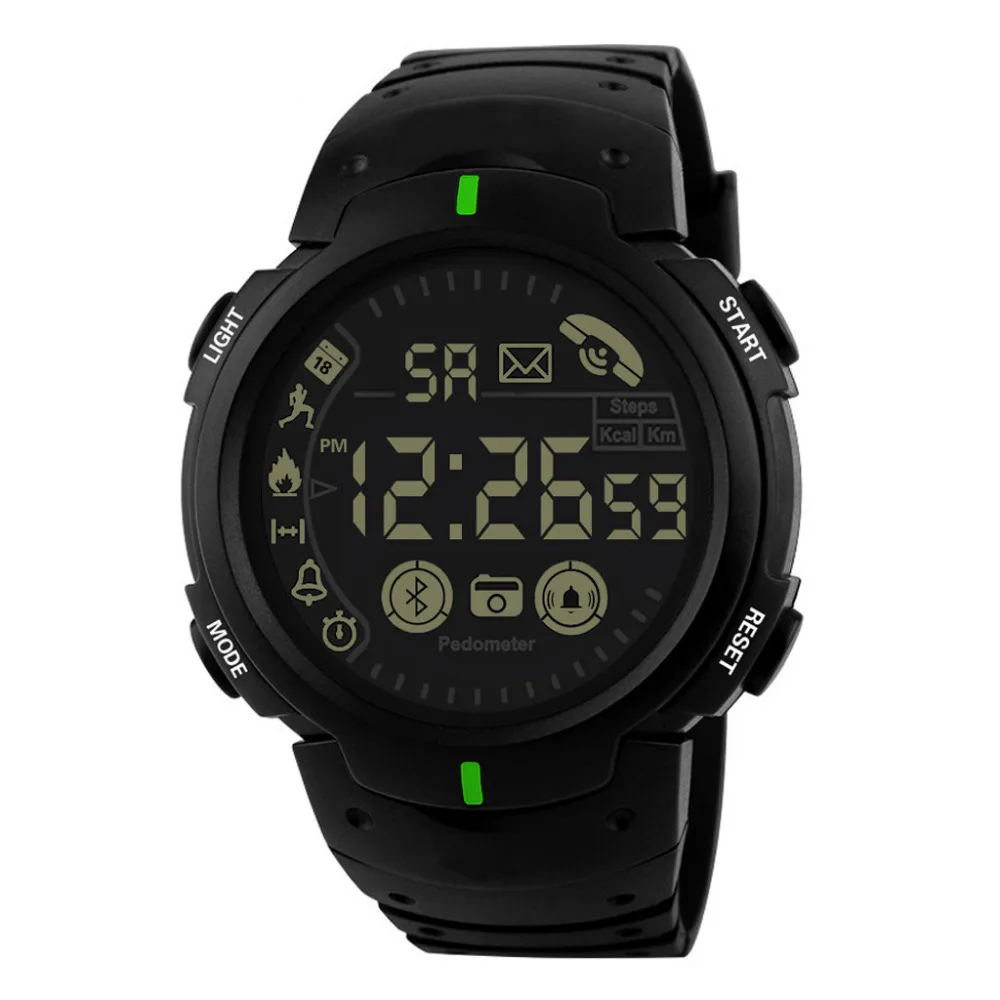 

33-month Extra Long Standby Time New Men's Watches 24h All-Weather Monitoring LED Display Semi-Smart Bluetooth Connecd Watch Men